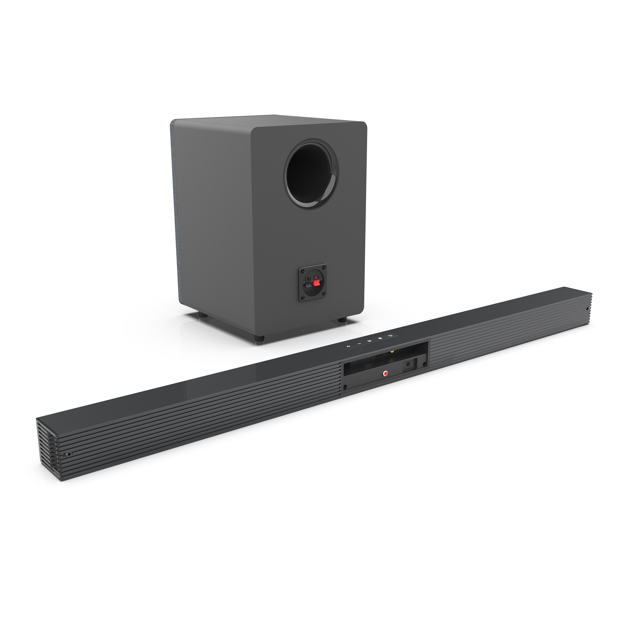 Home Cinema Subwoofer - 84W TV Sound Bar with Subwoofer