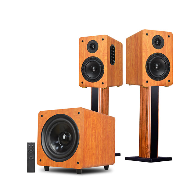 Home Cinema Subwoofer - Audio Sound Good Depth Wooden Power