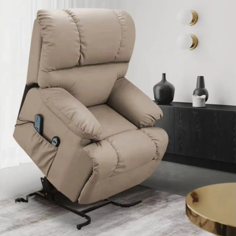 Home Cinema Theater - modern metal frame massage electric recliner