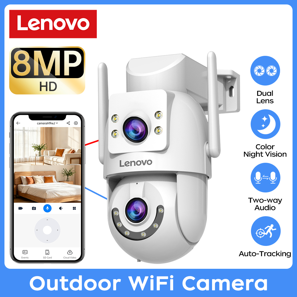 Lenovo 8MP Outdoor Surveillanc - Home Cinema Sony review and price