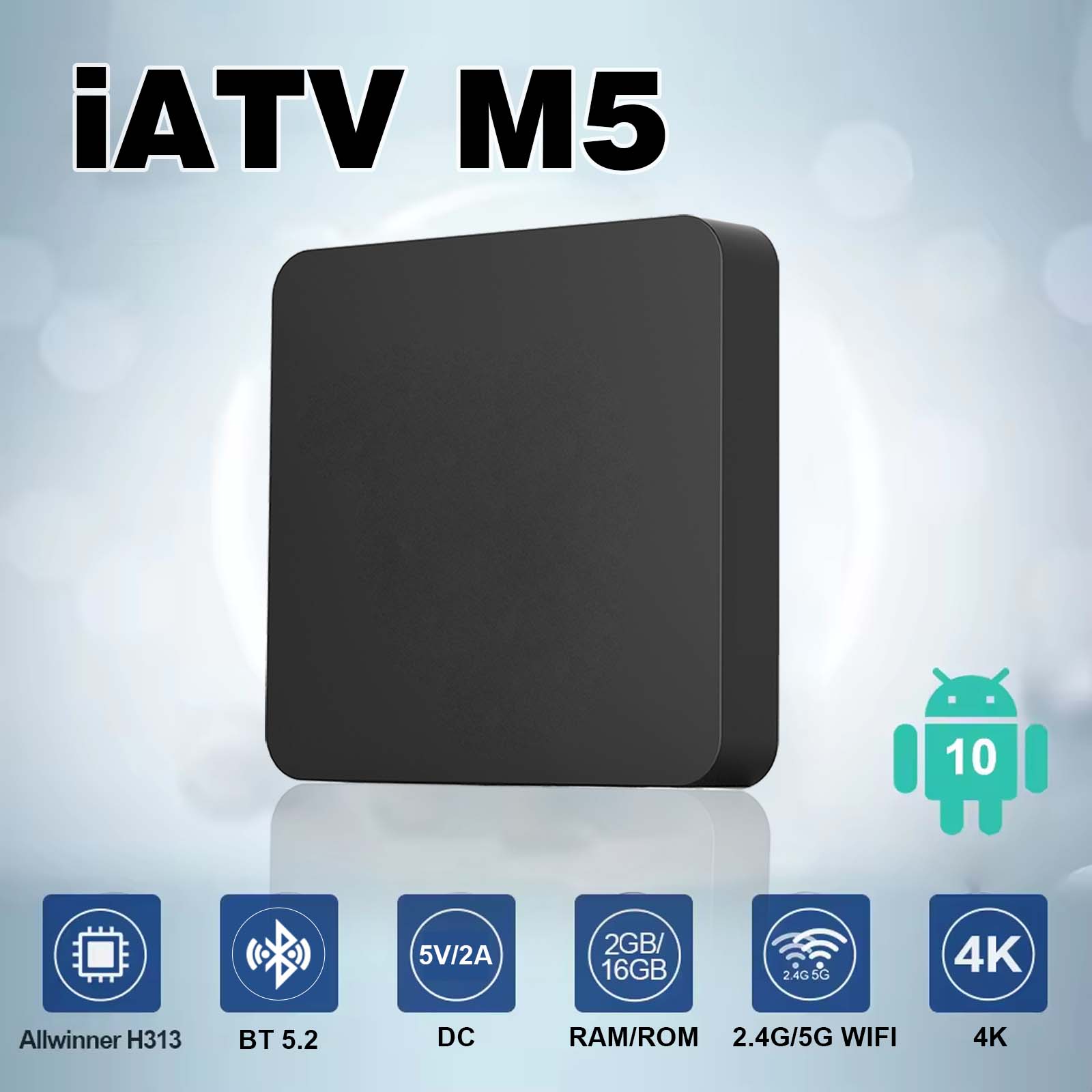 BOXPUT IATV M5 TV Box Android  - Home Cinema Google review and price