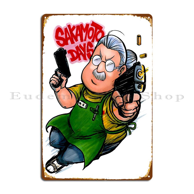 Chibi Sakamoto Days Metal Sign - Home Cinema Today review and price