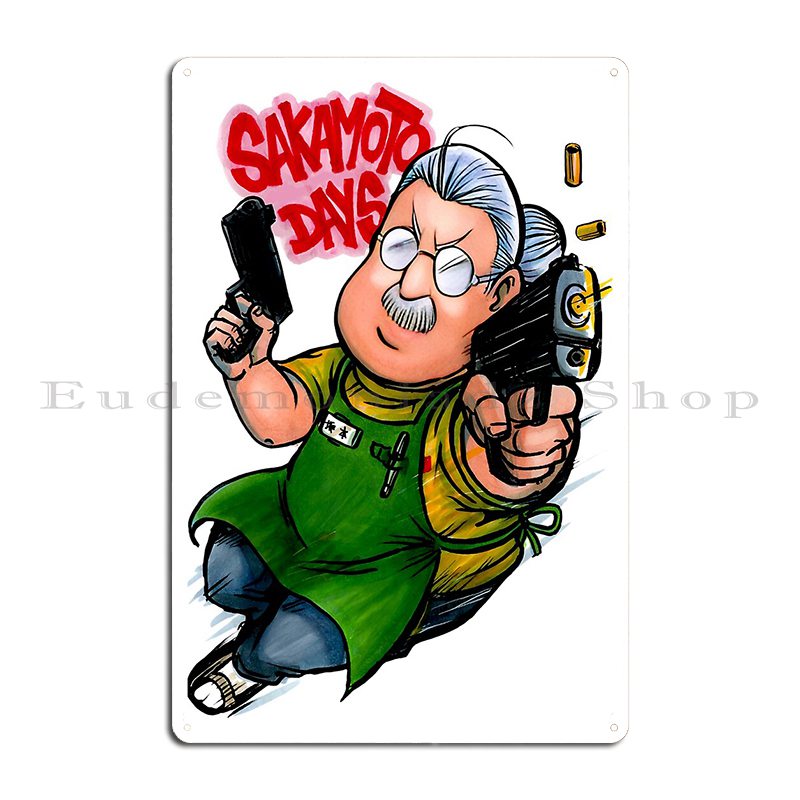 Chibi Sakamoto Days Metal Sign - Home Cinema Today review and price