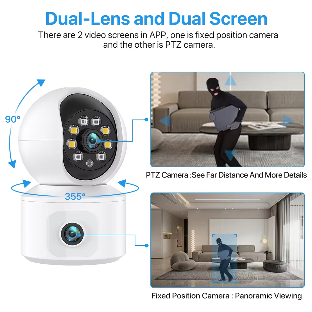 6MP ICSEE WiFi IP Camera Dual  - Home Cinema Sony review and price
