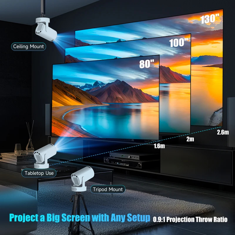 New Portable Android14 Project - Home Cinema Hdmi review and price