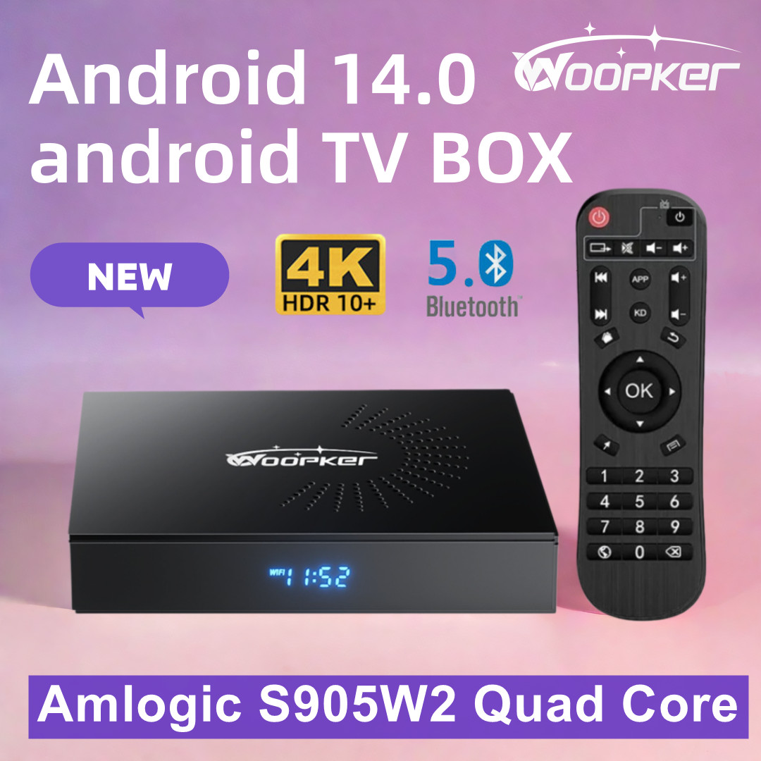 Woopker KW2 Android 14 TV Box  - Home Cinema Google review and price