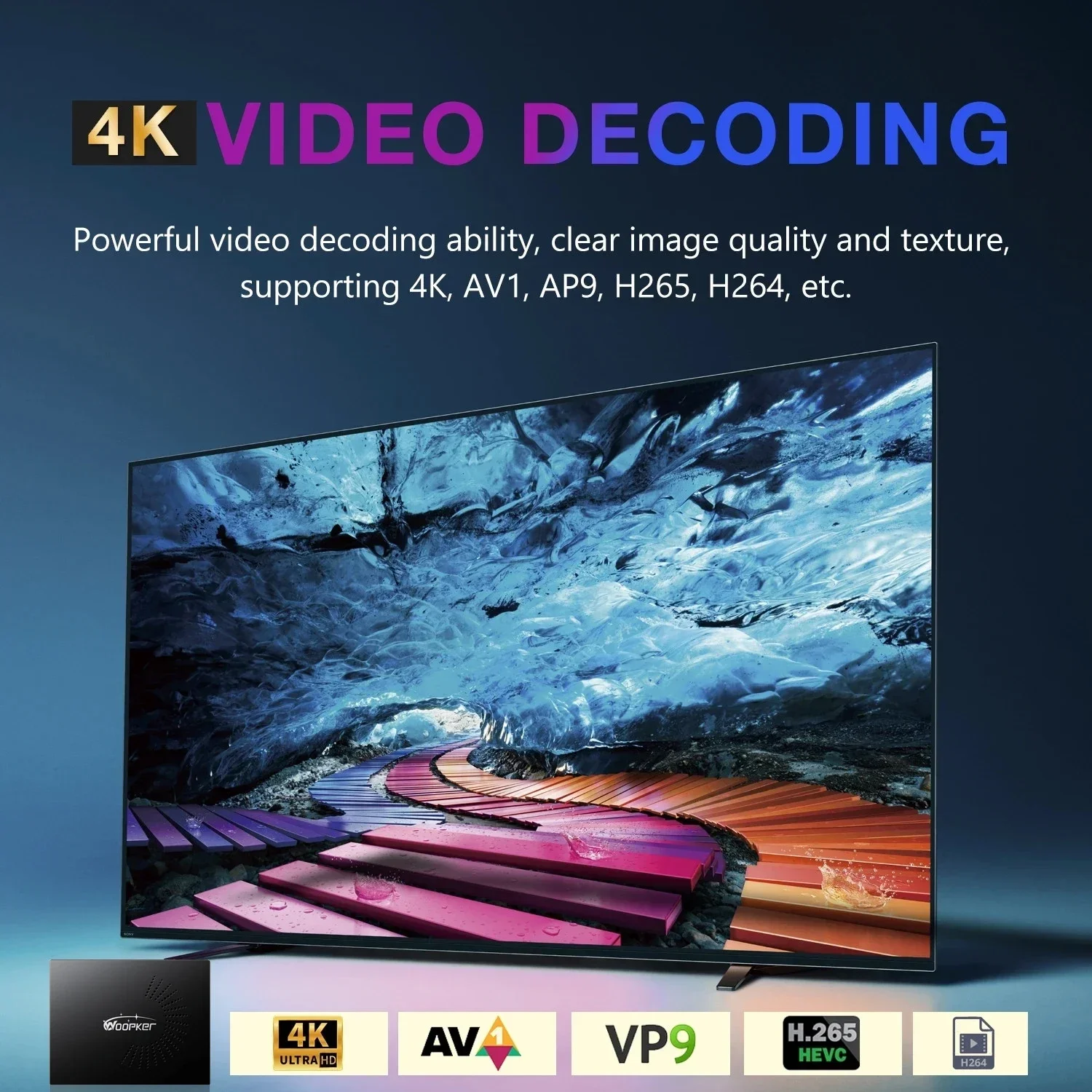 Woopker KW2 Android 14 TV Box  - Home Cinema Google review and price