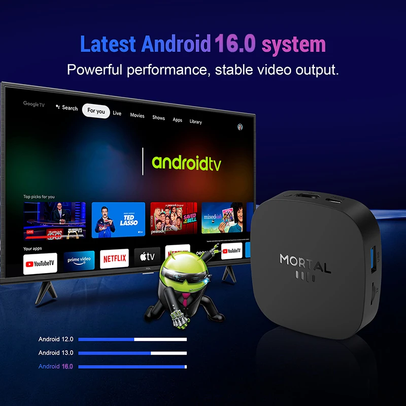 2026 New T1+ 8K HD TV Box Andr - Home Cinema Google review and price