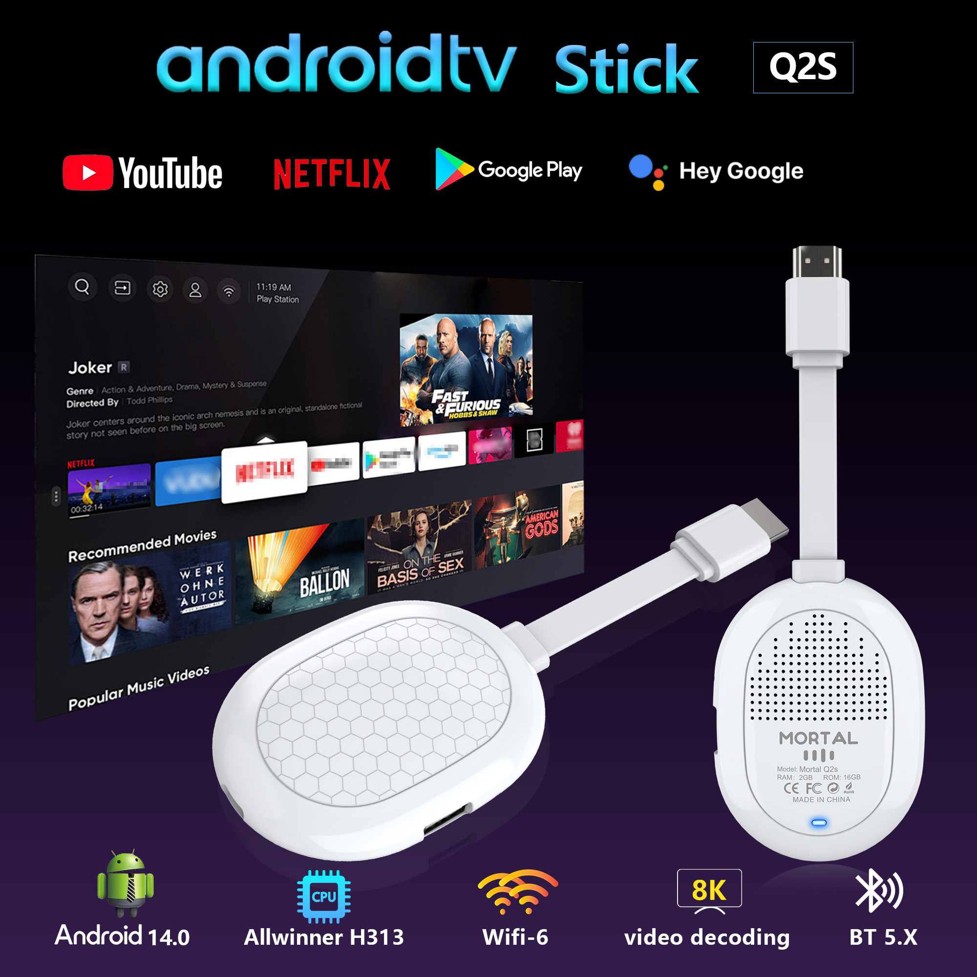 HOT Android 14.0 Allwinner H31 - Home Cinema Google review and price