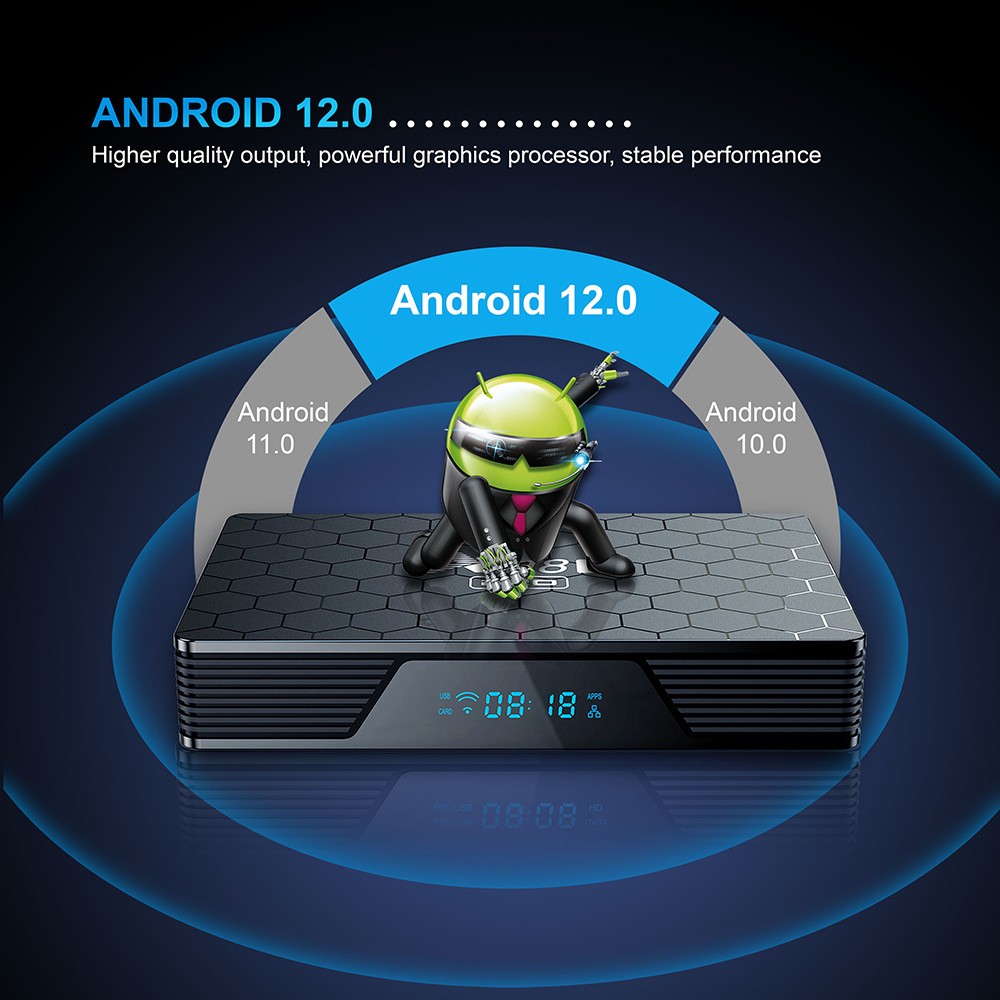 X98H Pro Smart TV Box 6K 2.4&5 - Home Cinema Google review and price