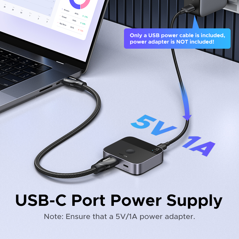 UGREEN HDMI USB C Switch 2 in  - Home Cinema Hdmi review and price