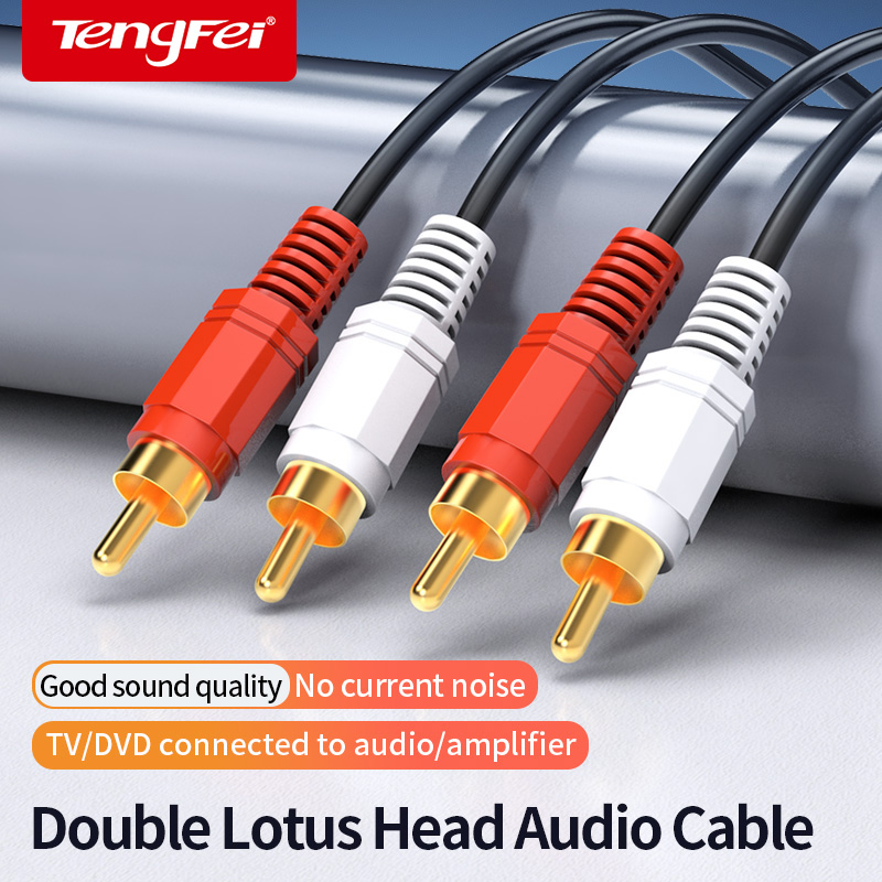 Double Lotus Head Audio Cable  - Home Cinema Subwoofer review and price