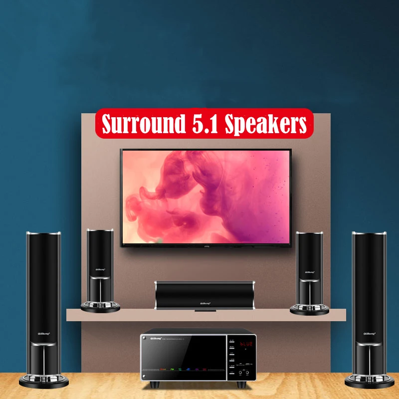 1000W high-power  caixa de som - Home Cinema Subwoofer review and price