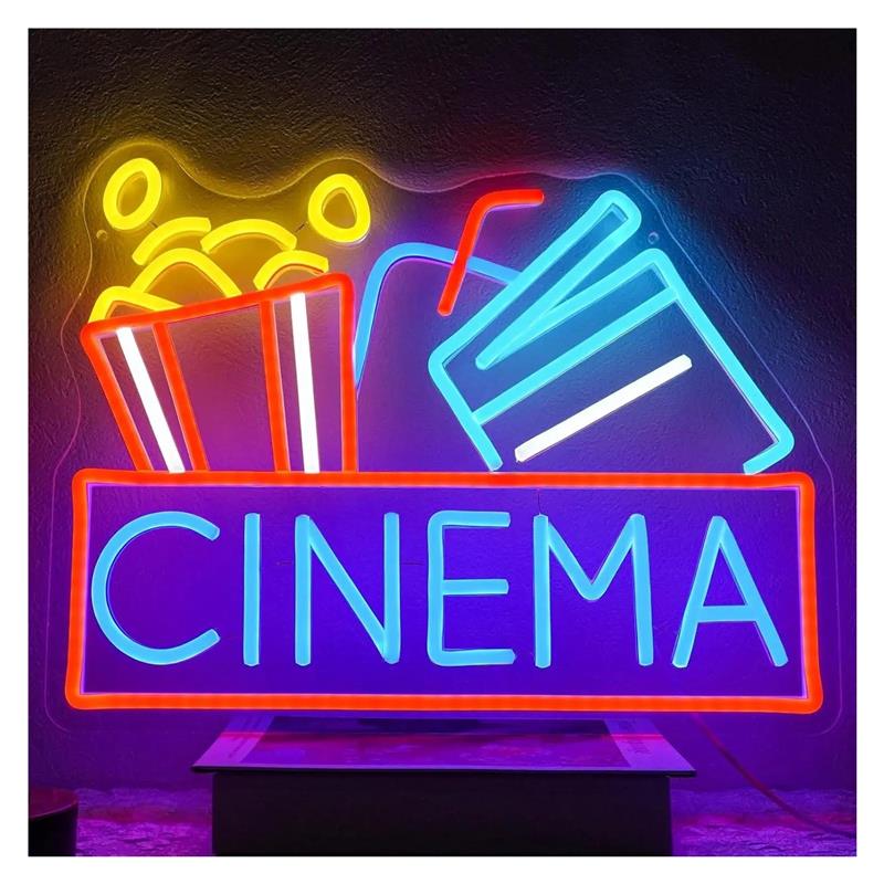 Cinema Neon Sign USB Powered D - Home Cinema Today review and price