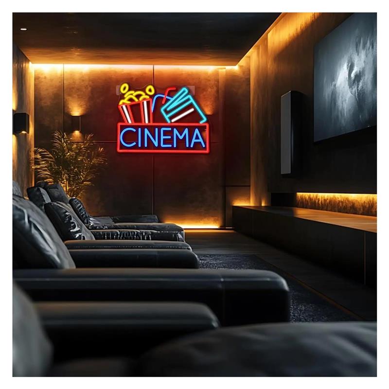 Cinema Neon Sign USB Powered D - Home Cinema Today review and price