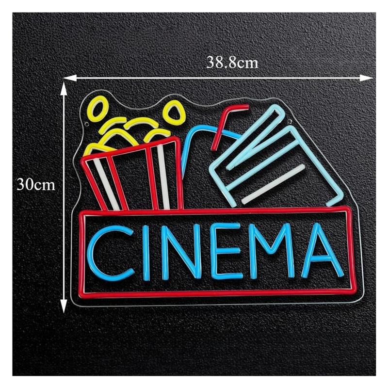Cinema Neon Sign USB Powered D - Home Cinema Today review and price