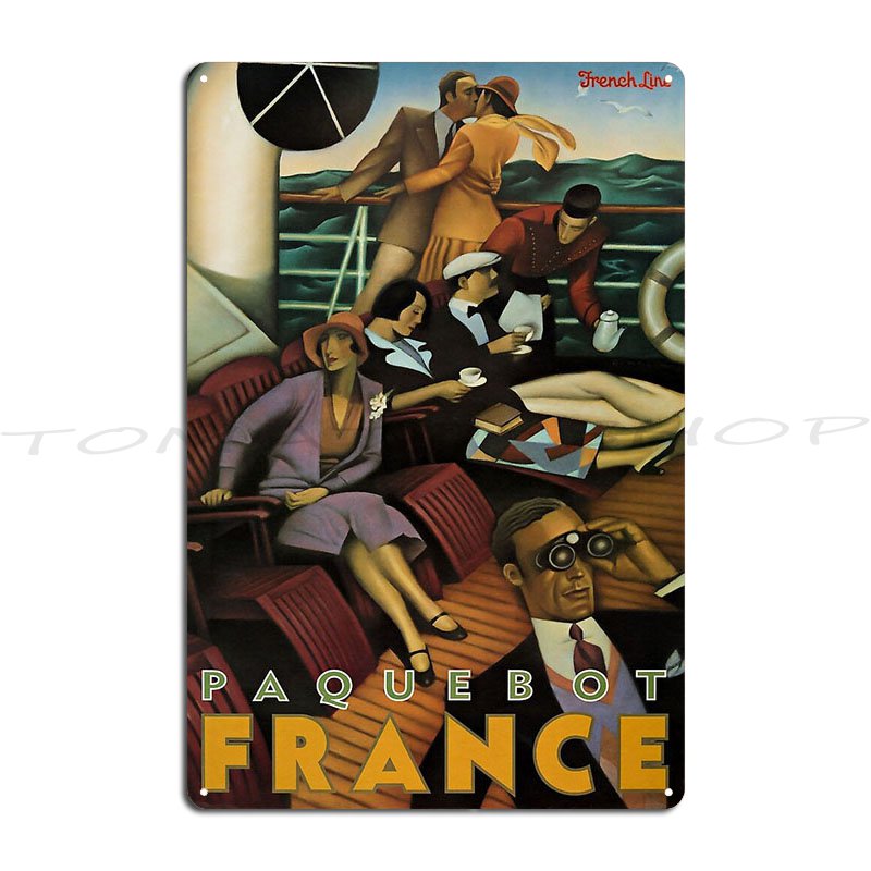Paquebot France Retro Poster M - Home Cinema France review and price