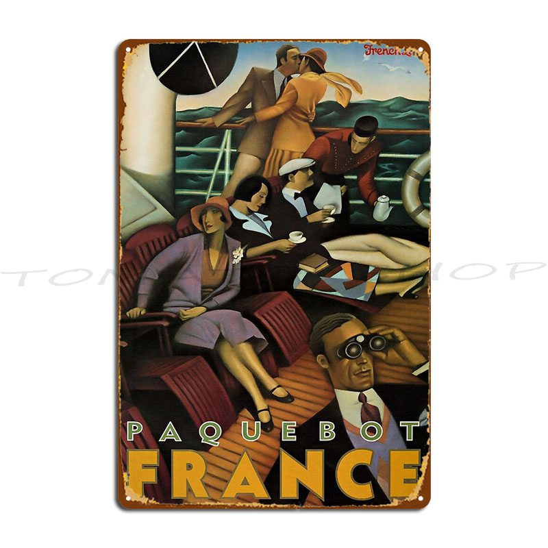 Paquebot France Retro Poster M - Home Cinema France review and price