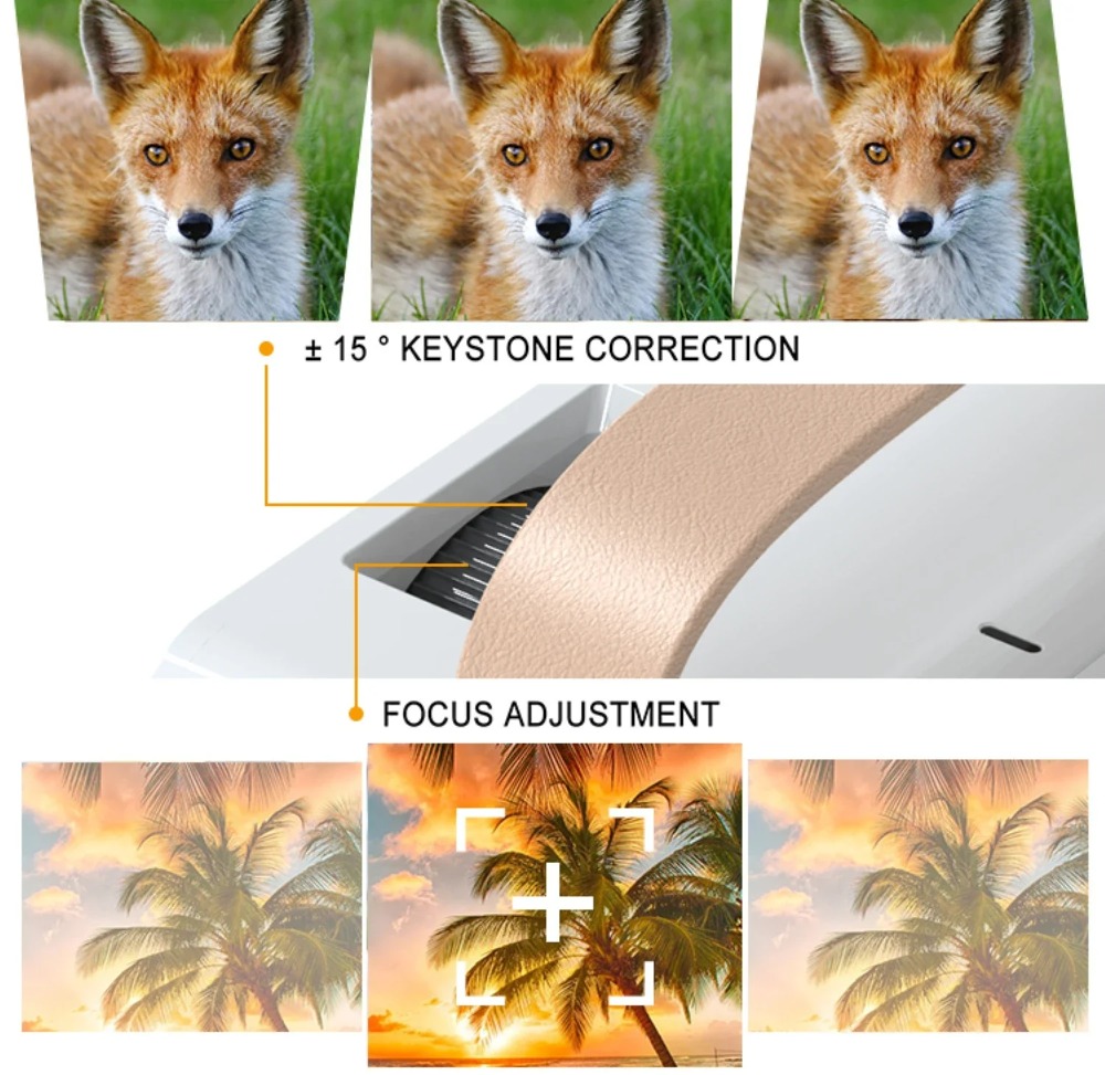 Portable Smart 4K Projector Mi - Home Cinema Theater review and price